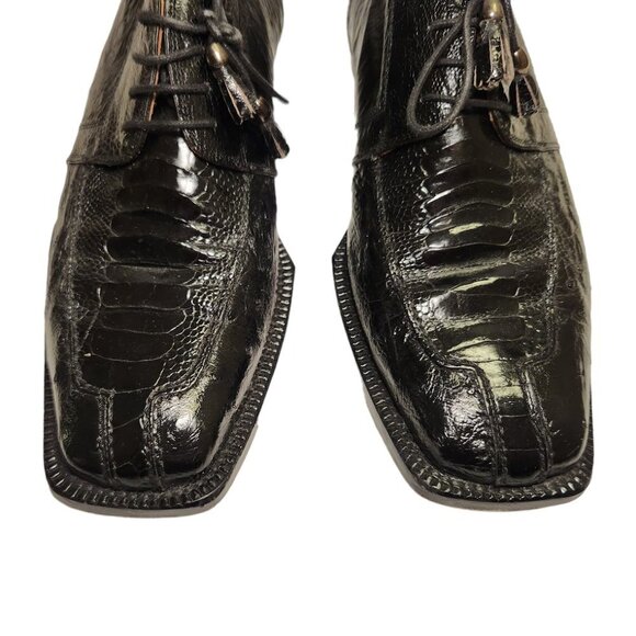 David Eden Handmade Ostrich Dress Shoes main image 6